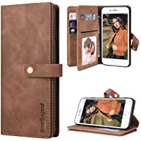 SmartLegend para Funda iPhone SE 2020 con 8 Tarjetero- Funda iPhone 8-7 con Tapa Fundas Libro de Cuero PU Premium…